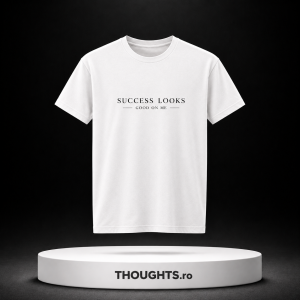 Tricou - SUCCESS LOOKS (alb)