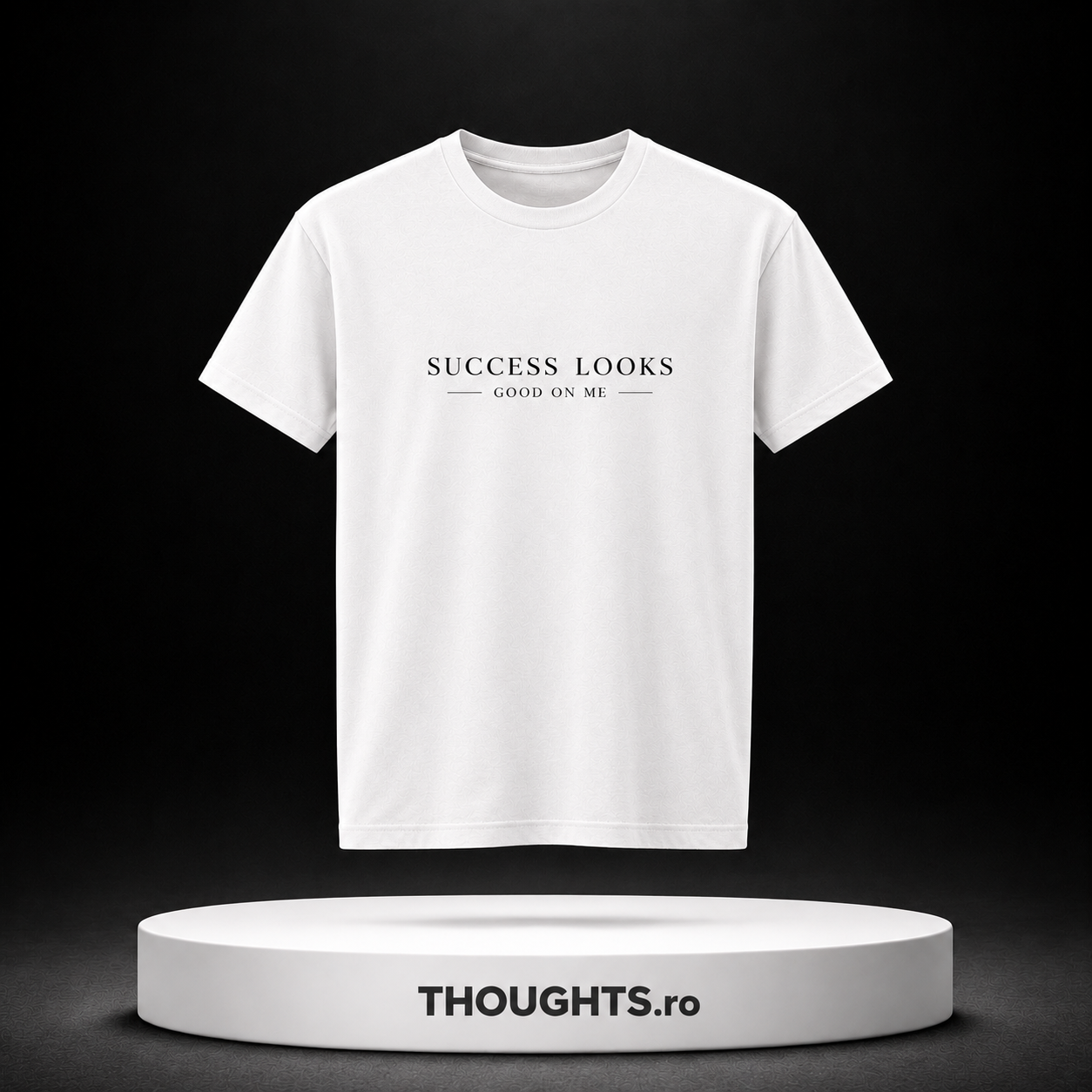Tricou Success Looks Alb