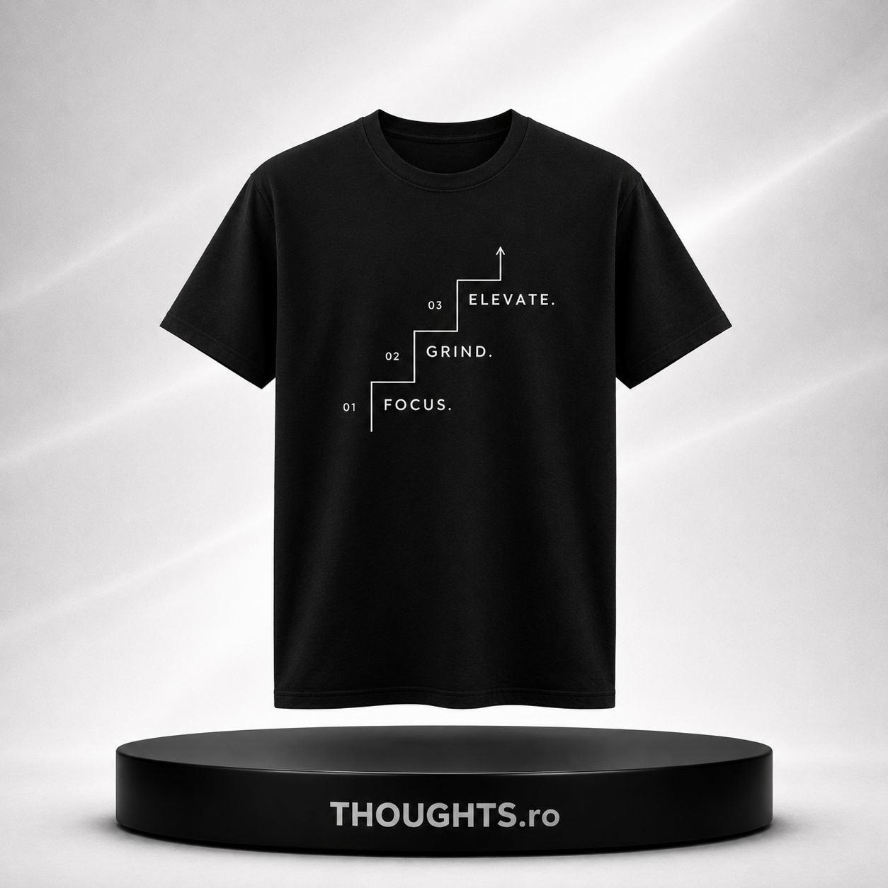 Tricou Focus Grind Elevate Negru